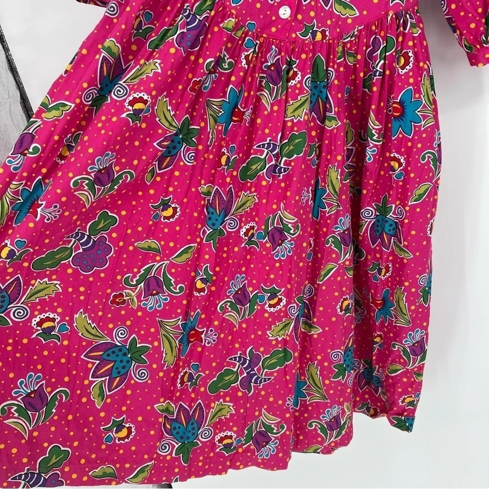 Hanna Andersson Beautiful‎ Peter Pan Collar Encanto Look Dress